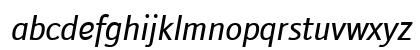 Doradani Italic Lowercase Preview