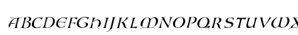 Lombardic-Normal Italic Lowercase Preview