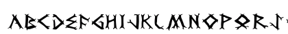 Dragon Order Regular Lowercase Preview