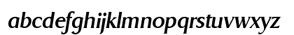 Dragon-Serial BoldItalic Lowercase Preview