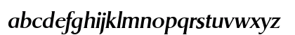 DragonSerial BoldItalic Lowercase Preview