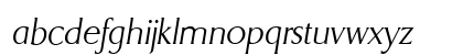 DragonSerial-Xlight Italic Lowercase Preview