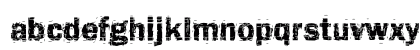 DTCFunkyM13 Regular Lowercase Preview