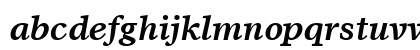 Dutch811 BT Bold Italic Lowercase Preview