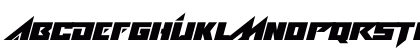 Alien Ravager Italic Preview