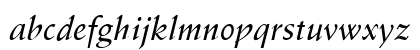 LOR-Schneidler Md Medium Italic Lowercase Preview