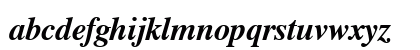 Dutch801 Rm BT Bold Italic Lowercase Preview