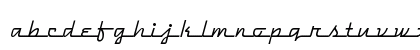 DymaxionScript Regular Lowercase Preview
