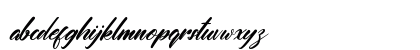 Aligano Regular Lowercase Preview
