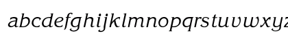 Korina-SemiBold-Italic Regular Lowercase Preview