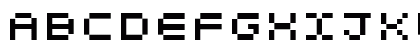eelfont001 Regular Lowercase Preview