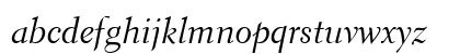 ElectraLHCursiveOldstyleFigures RomanItalic Preview