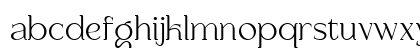 Allieno Regular Lowercase Preview