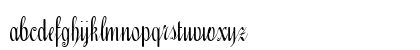 Engrossing Script Regular Lowercase Preview