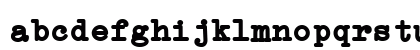 Erica Type Bold Lowercase Preview