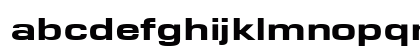EuroseWideHeavy Regular Lowercase Preview