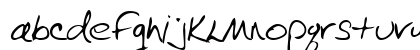 EvelynsHand Regular Lowercase Preview