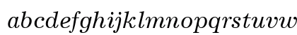 Excelsior RomanItalic Preview