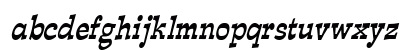 Expose Thin Condensed BoldItalic Lowercase Preview