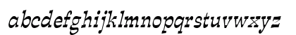 Expose Thin Condensed Italic Lowercase Preview