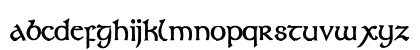 Faerie Regular Lowercase Preview