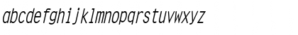 CleanCondensed Italic Font