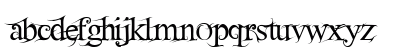 Fairydust Regular Lowercase Preview