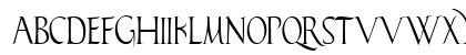 Falconis Regular Lowercase Preview