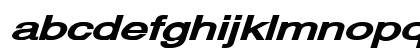 Alps Extended Bold Italic Lowercase Preview