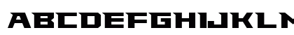 FalconsFont Regular Lowercase Preview