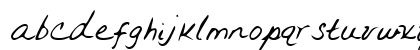 FannysHand Regular Lowercase Preview