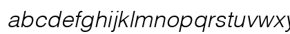 Helvetica LT Light Italic Preview