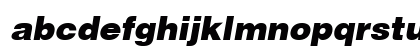 Helvetica LT Black Italic Lowercase Preview