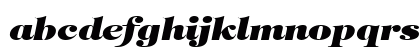 Fantasy Bold Italic Lowercase Preview