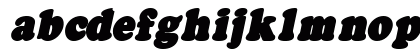 Fatso Italic CS Lowercase Preview