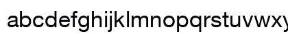 HelveticaNeue LT 55 Roman Regular Lowercase Preview