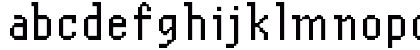 FFF Antigua Extended Regular Lowercase Preview