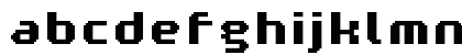 FFF Expresso Bold Extended Regular Lowercase Preview