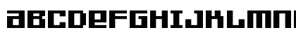 FFF Games Bold Regular Lowercase Preview