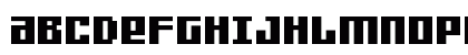 FFF Games Thin Bold Regular Lowercase Preview