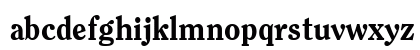 Clearface LT Regular Bold Lowercase Preview