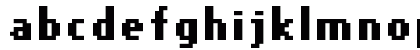 FFF Neostandard Bold Extended Regular Lowercase Preview