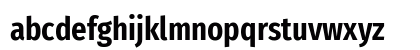 Fira Sans Extra Condensed SemiBold Lowercase Preview