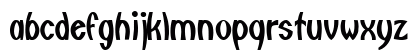 FishermanCondensed Regular Lowercase Preview
