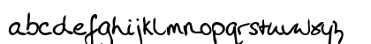 AmandasHand Bold Lowercase Preview