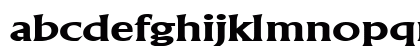 Flair Extended Bold Lowercase Preview