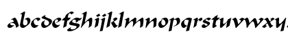 Flat Brush Italic Preview