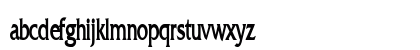 Franco Thin Bold Lowercase Preview