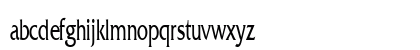 Franco Thin Normal Lowercase Preview