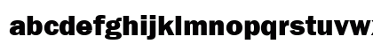 FranklinGothicH Bold Lowercase Preview